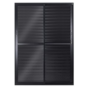 Porta Balcão Veneziana 3 Folhas Móveis Central Topsul 210x150cm Esquadrisul