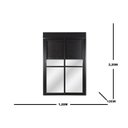 Ver imagem 4 de Porta Correr 2 Folhas Móveis Central Topsul com Persiana Integrada Controle Remoto 220x120cm Esquadr