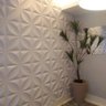 5 Placas Revestimento 3d 50cmx50cm Parede Kit Teto Pétalas - 1