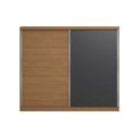 Ver imagem 5 de Guarda Roupa Casal 2 Portas de Correr e 4 Gavetas T583 Canela/grafite - Kappesberg
