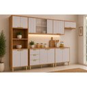 Ver imagem 1 de Cozinha Completa 6 Peças Elena CZ548 Cinamomo/Off White MGM