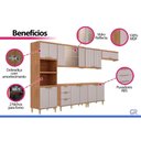 Ver imagem 5 de Cozinha Completa 6 Peças Elena CZ548 Cinamomo/Off White MGM