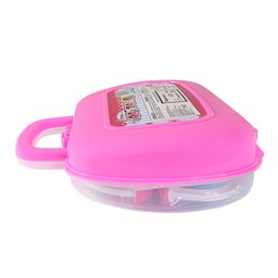 Maleta Rosa de Médico com Acessórios 11 Peças Doutora Menina - 4