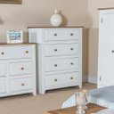 Ver imagem 6 de Cômoda 4 Gavetas Branco