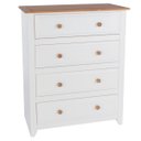 Ver imagem 7 de Cômoda 4 Gavetas Branco