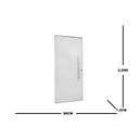 Ver imagem 3 de Porta Lambril Pivotante com Puxador Topsul 220x90cm Esquadrisul Abertura Esquerda