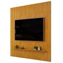 Ver imagem 5 de Painel Tv 75 Pol 250cm Suspenso Ripado Noah D04 Cedro - Mpozenato