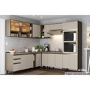Ver imagem 3 de Gabinete de Cozinha Modulado Balcão Connect 1 Porta C/tampo Duna/cristal - Henn