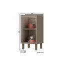 Ver imagem 4 de Gabinete de Cozinha Modulado Balcão Connect 1 Porta C/tampo Duna/cristal - Henn