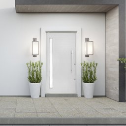 Porta Lambril Pivotante com Puxador e Visor Direita Topsul 220x100cm Esquadrisul - 2