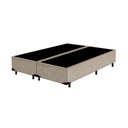 Ver imagem 1 de Base Box Queen Bipartido AColchoes Suede Bege 40x158x198
