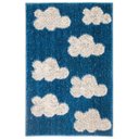 Ver imagem 2 de Tapete Infantil Antiderrapante 1,00x1,50m Alto Baixo Relevo Jazz:Nuvem Azul/1,00x1,50m