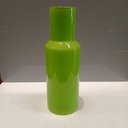 Ver mais imagens de Vaso Decorativo Enfeite Casa Garrafa Home&Co Vidro 26x9x9cm Verde