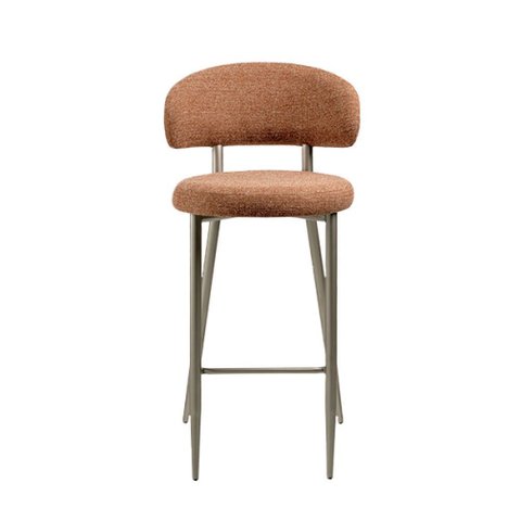 Banqueta Tina: Elegância Industrial em Aço Carbono para Ambientes Modernos Tolle Móveis Tn103