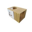 Ver imagem 4 de Nicho Ripado Natural e Branco Mais Prateleiras e Passarela com Ponte de Corda