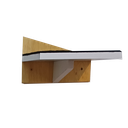 Ver imagem 3 de Nicho Ripado Natural e Branco Mais Prateleiras e Passarela com Ponte de Corda