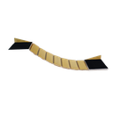 Ver imagem 2 de Nicho Ripado Natural e Branco Mais Prateleiras e Passarela com Ponte de Corda