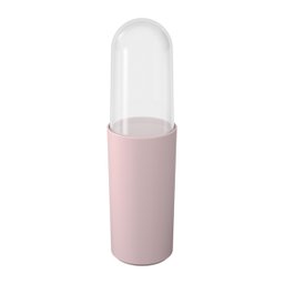 Porta Escova de Dentes com Tampa Coza Serene Rosa Clay - 1
