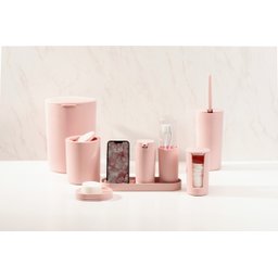Porta Escova de Dentes com Tampa Coza Serene Rosa Clay - 2