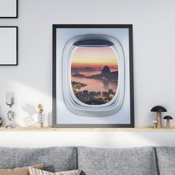 Quadro Grande para Quarto Aconchegante Paisagem Copacabana - 3