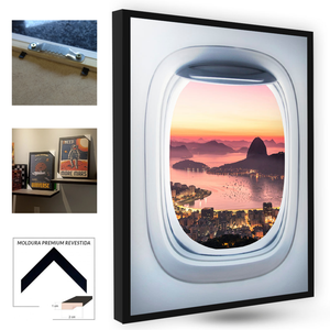 Quadro Grande para Quarto Aconchegante Paisagem Copacabana