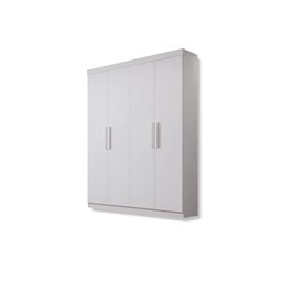 Guarda-roupa 4 Portas Branco Colibri 1,38 D'doro - 1