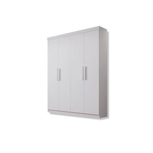 Guarda-roupa 4 Portas Branco Colibri 1,38 D'doro