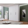 Guarda-roupa 4 Portas Branco Colibri 1,38 D'doro - 2