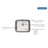 Cuba de Embutir Dora Aço Inox Acetinado 40 Bl R6 - Tramontina 94900/504 - 3