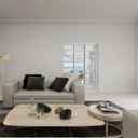 Ver imagem 2 de Porta Correr 3 Folhas Móveis Central com Travessa Topsul 210x150cm Esquadrisul Branco