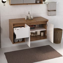 Conjunto Apollo 90 Cm Suspenso com Cuba Stella- Fabribam - 4