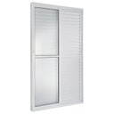 Ver imagem 1 de Porta Balcão Veneziana 3 Folhas Móveis Central Topsul 210x120cm Esquadrisul Branco