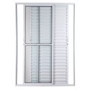 Ver imagem 2 de Porta Balcão Veneziana 3 Folhas Móveis Central Topsul 210x150cm Esquadrisul Branco