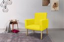 Ver imagem 1 de POLTRONA NINA DECORATIVA SALA E ESCRITORIO:amarelo