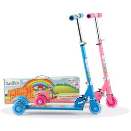 Patinete Infantil Radical 3 Rodas Led Dobrável e Altura - 1