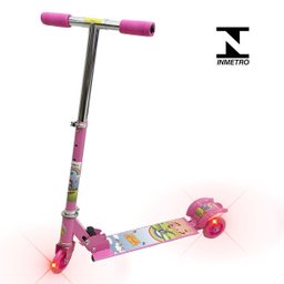 Patinete Infantil Radical 3 Rodas Led Dobrável e Altura - 4