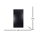 Ver imagem 3 de Porta Lambril Pivotante com Puxador Direita Topsul 220x120cm Esquadrisul