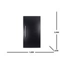 Ver imagem 3 de Porta Lambril Pivotante com Puxador Topsul 220x120cm Esquadrisul Abertura Direita