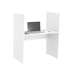 Guichê de Atendimento 1 Lugar Iron Branco - 1