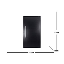 Porta Lambril Pivotante com Puxador Esquerda Topsul 220x120cm Esquadrisul - 3