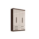 Ver imagem 3 de Guarda Roupa 4 Portas 4 Gavetas Maximus Plus