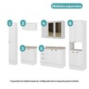 Ver mais imagens de Cozinha Completa Milla Olivia Flex 14 Portas 3 Gavetas MDF 310cm Branco Móveis Carraro