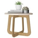 Ver imagem 5 de Mesa de Centro Jasmin 100% Mdf Off White / Carvalho