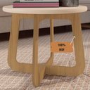 Ver imagem 2 de Mesa de Centro Jasmin 100% Mdf Off White / Carvalho