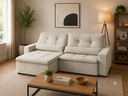 Ver imagem 3 de Sofa Caribe 2.20 Nobly Veludo Cinza