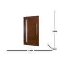 Ver imagem 3 de Porta Lambril Pivotante com Puxador e Visor Direita Topsul 220x100cm Esquadrisul