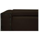 Ver imagem 3 de Calçadeira Baú Solteiro 90 Cm Para Cama Box Corano Marrom
