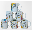 Ver imagem 1 de Jogo 6 Canecas 300ml Pai - Kit Porcelana - Decoração Caneca Completa Flork