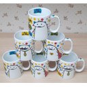 Ver imagem 2 de Jogo 6 Canecas 300ml Pai - Kit Porcelana - Decoração Caneca Completa Flork