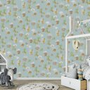 Ver imagem 2 de Papel de parede safári bebê infantil para quarto infantil M² PP95